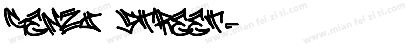 Genzi Street字体转换